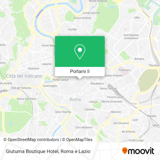 Mappa Giuturna Boutique Hotel