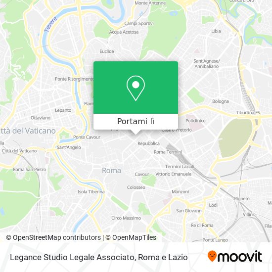 Mappa Legance Studio Legale Associato
