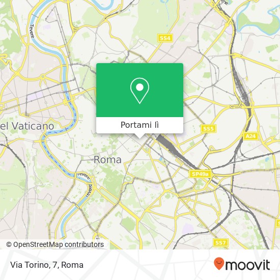 Mappa Via Torino, 7