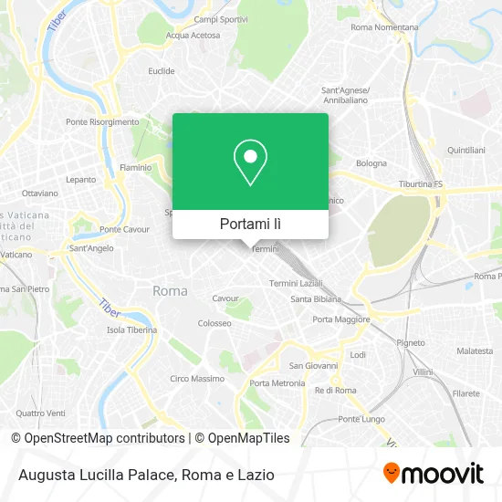 Mappa Augusta Lucilla Palace