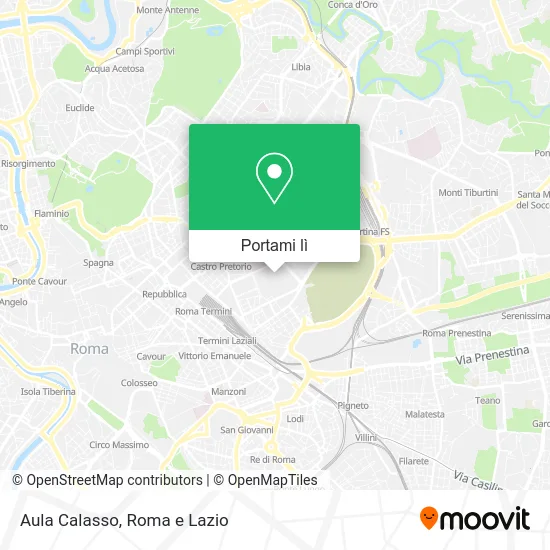Mappa Aula Calasso