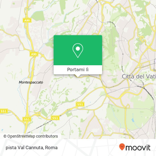 Mappa pista Val Cannuta