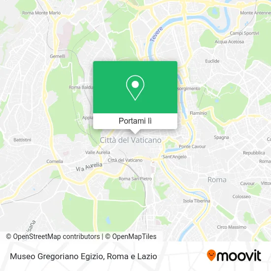 Mappa Museo Gregoriano Egizio