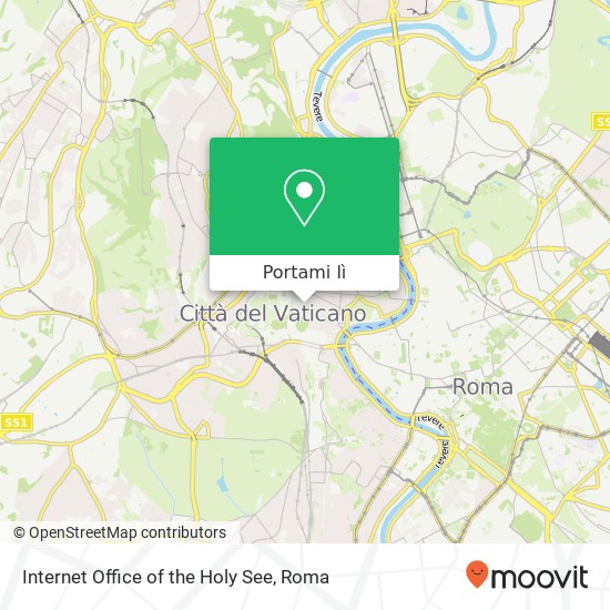 Mappa Internet Office of the Holy See