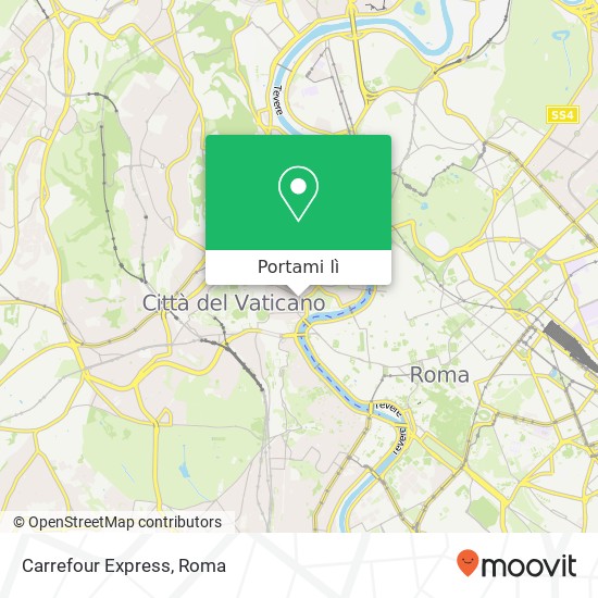 Mappa Carrefour Express