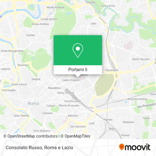 Mappa Consolato Russo