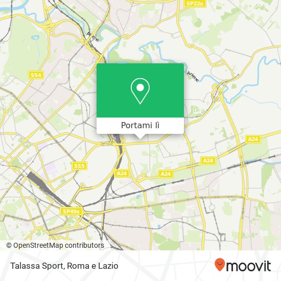 Mappa Talassa Sport