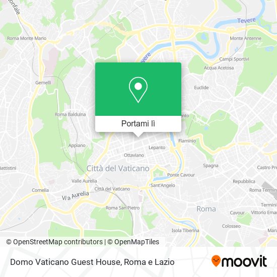 Mappa Domo Vaticano Guest House