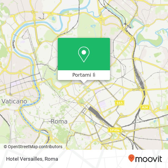 Mappa Hotel Versailles