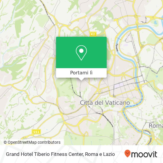 Mappa Grand Hotel Tiberio Fitness Center