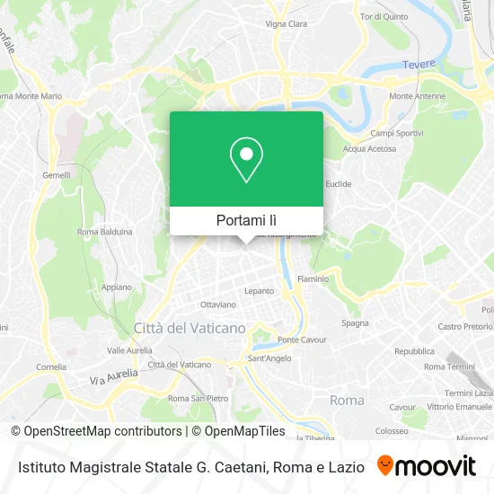 Mappa Istituto Magistrale Statale G. Caetani