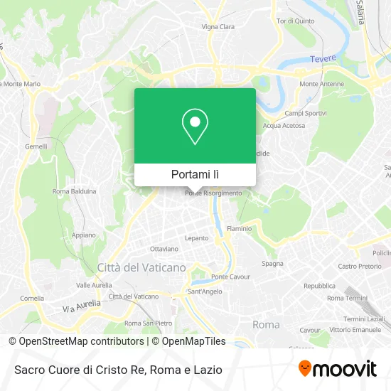 Mappa Sacro Cuore di Cristo Re