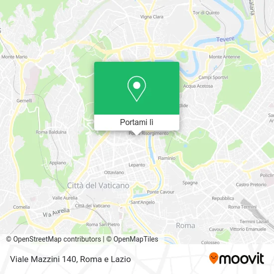 Mappa Viale Mazzini 140