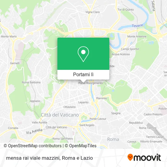 Mappa mensa  rai viale mazzini