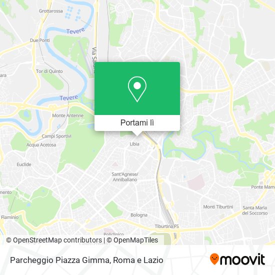 Mappa Parcheggio Piazza Gimma