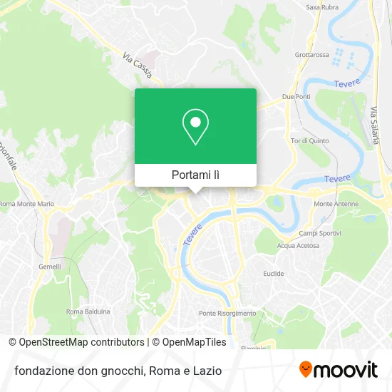 Mappa fondazione don gnocchi