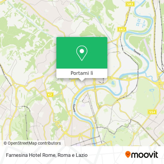 Mappa Farnesina Hotel Rome