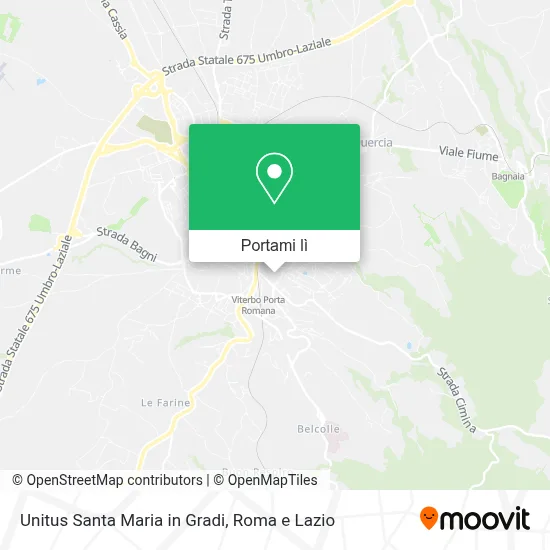 Mappa Unitus Santa Maria in Gradi