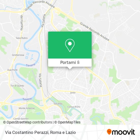Mappa Via Costantino Perazzi