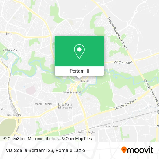 Mappa Via Scalia Beltrami 23
