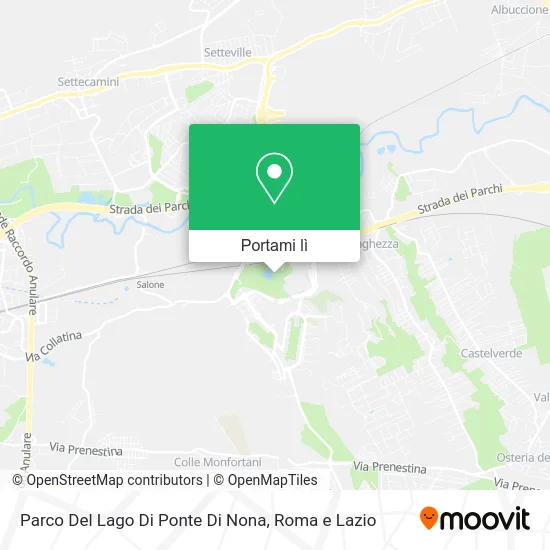 Mappa Parco Del Lago Di Ponte Di Nona