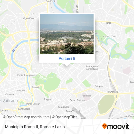 Mappa Municipio Roma II