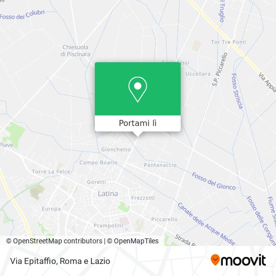 Mappa Via Epitaffio