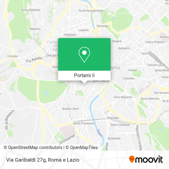 Mappa Via Garibaldi 27g