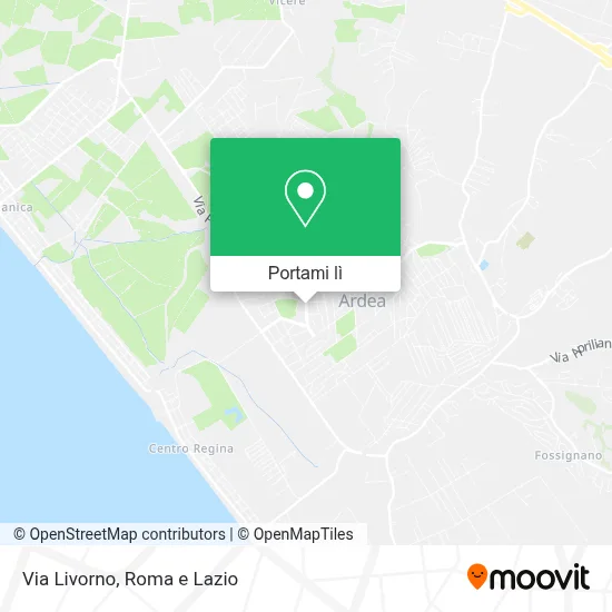 Mappa Via Livorno