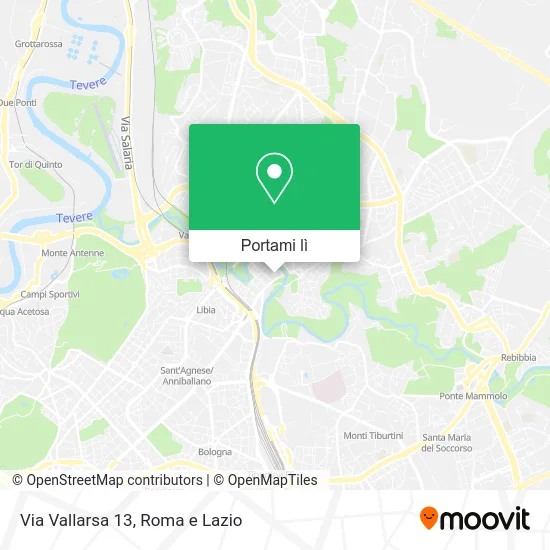 Mappa Via Vallarsa 13