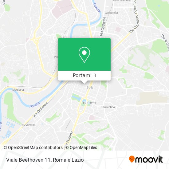 Mappa Viale Beethoven 11