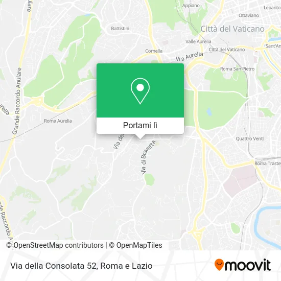 Mappa Via della Consolata 52