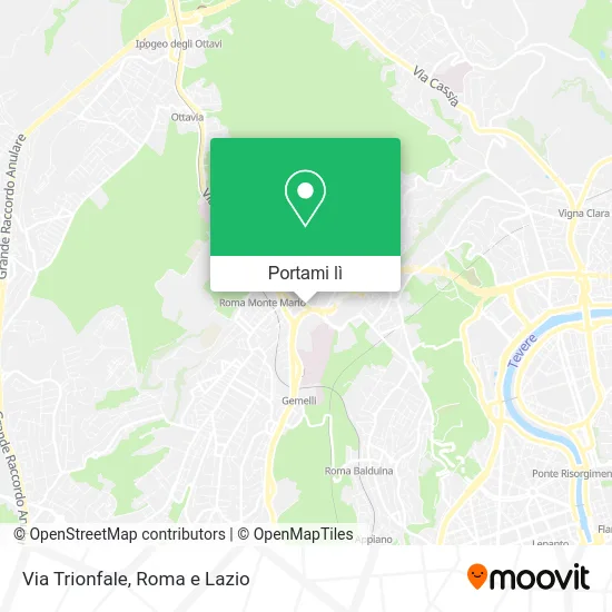 Mappa Via Trionfale