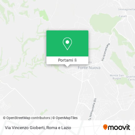 Mappa Via Vincenzo Gioberti