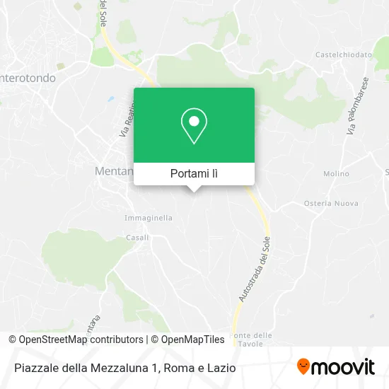 Mappa Piazzale della Mezzaluna 1