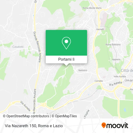 Mappa Via Nazareth 150