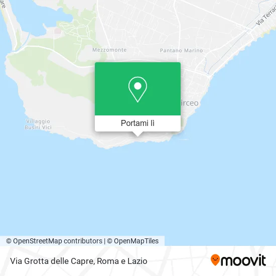 Mappa Via Grotta delle Capre