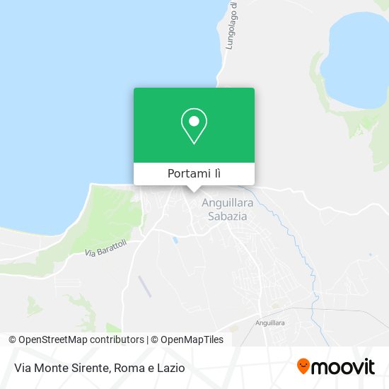 Mappa Via Monte Sirente