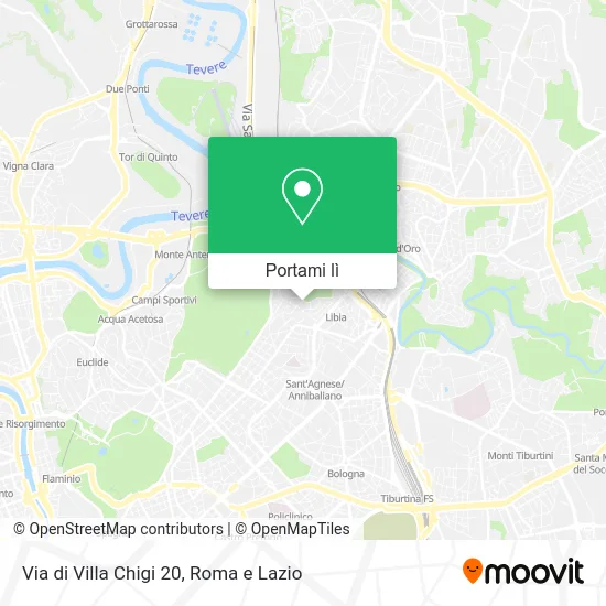 Mappa Via di Villa Chigi 20