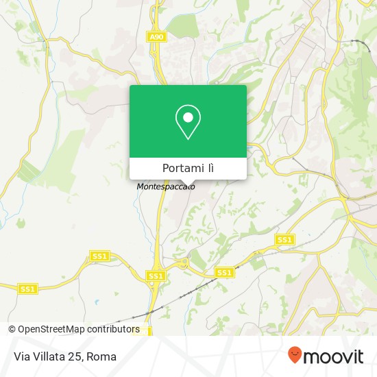 Mappa Via Villata 25