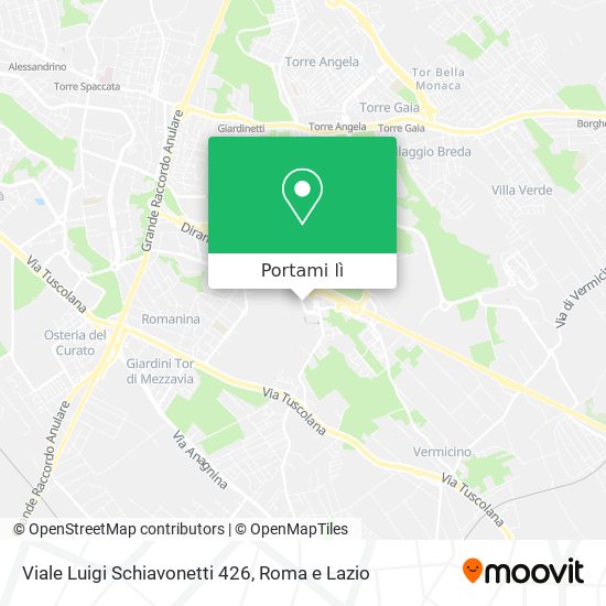 Mappa Viale Luigi Schiavonetti 426