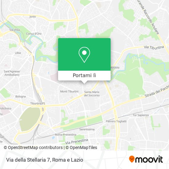 Mappa Via della Stellaria 7