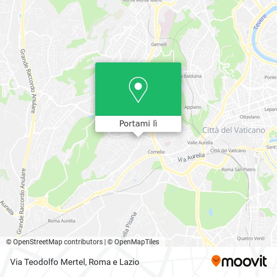 Mappa Via Teodolfo Mertel