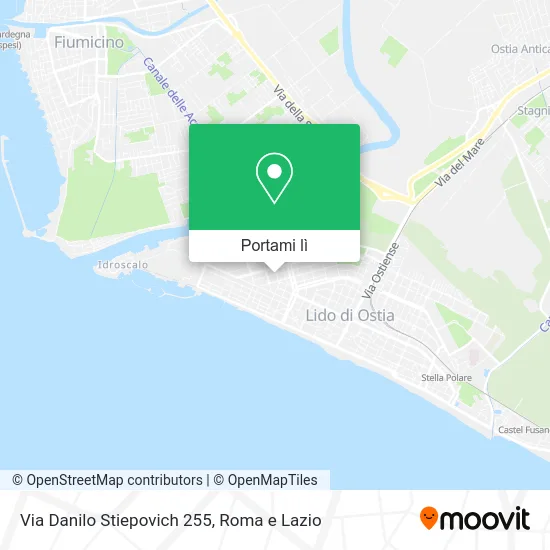 Mappa Via Danilo Stiepovich 255