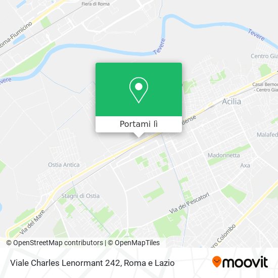 Mappa Viale Charles Lenormant 242