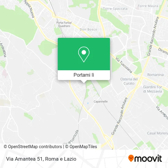 Mappa Via Amantea 51