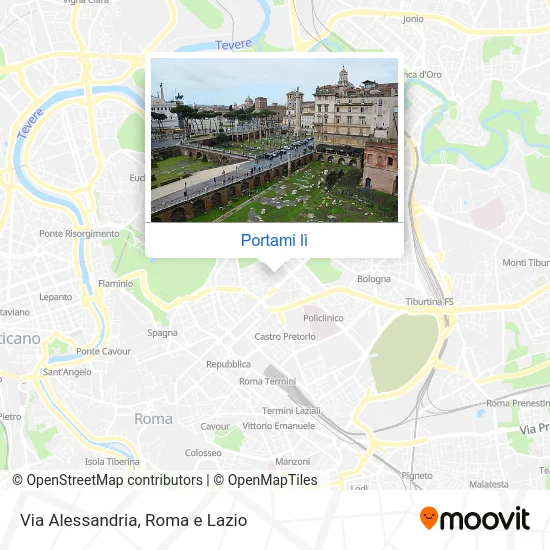 Mappa Via Alessandria