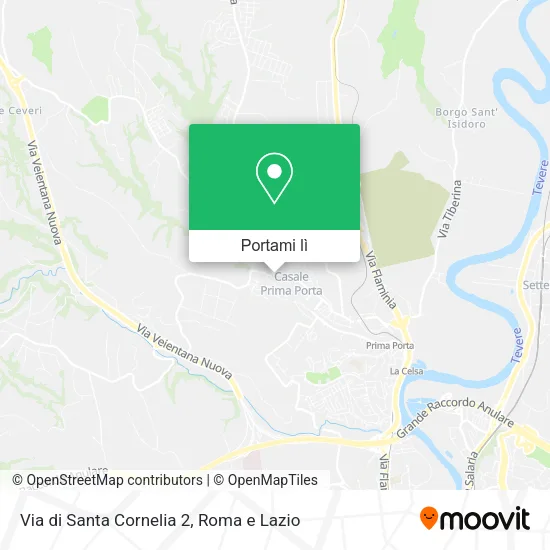 Mappa Via di Santa Cornelia 2