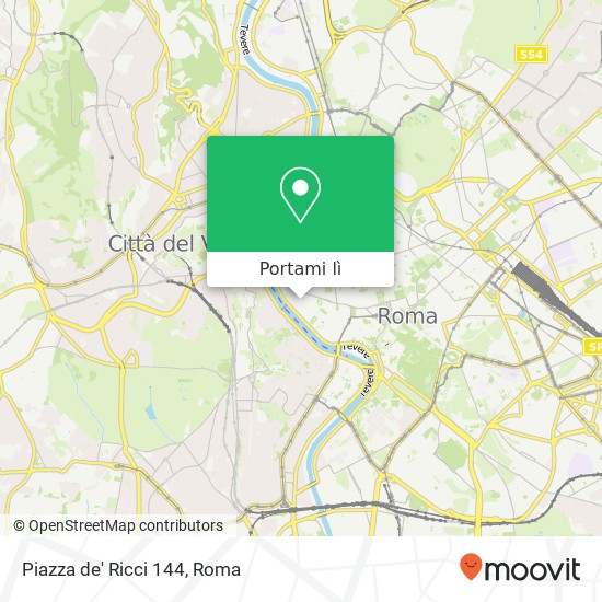 Mappa Piazza de' Ricci 144
