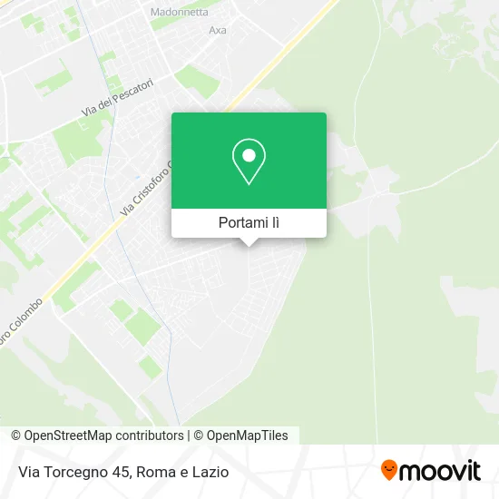 Mappa Via Torcegno 45